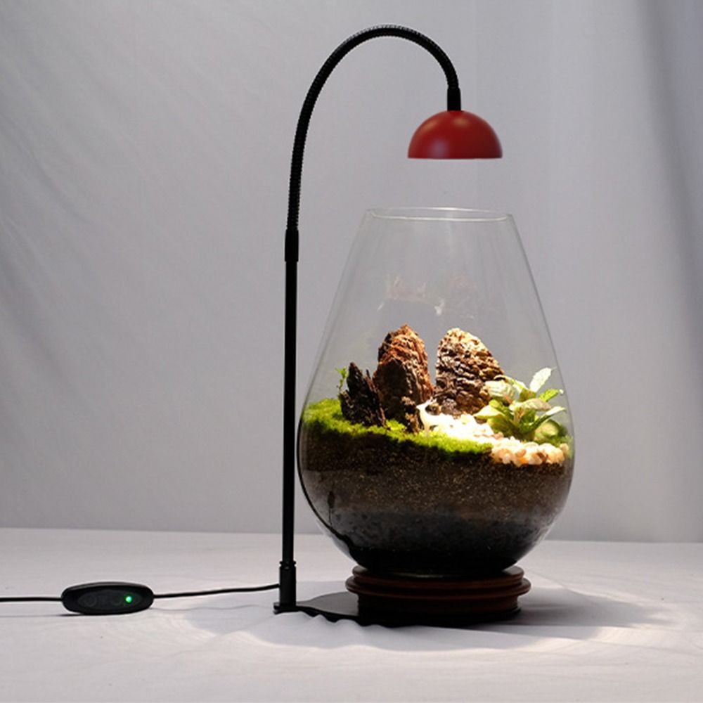 Plant Parent - โคมไฟตั้งโต๊ะ LED สำหรับปลูกต้นไม้ ปรับความสูงได้ ให้แสงสว่างเพื่อการเจริญเติบโตของพืช โคมไฟปลูกต้นไม้ระดับมืออาชีพ