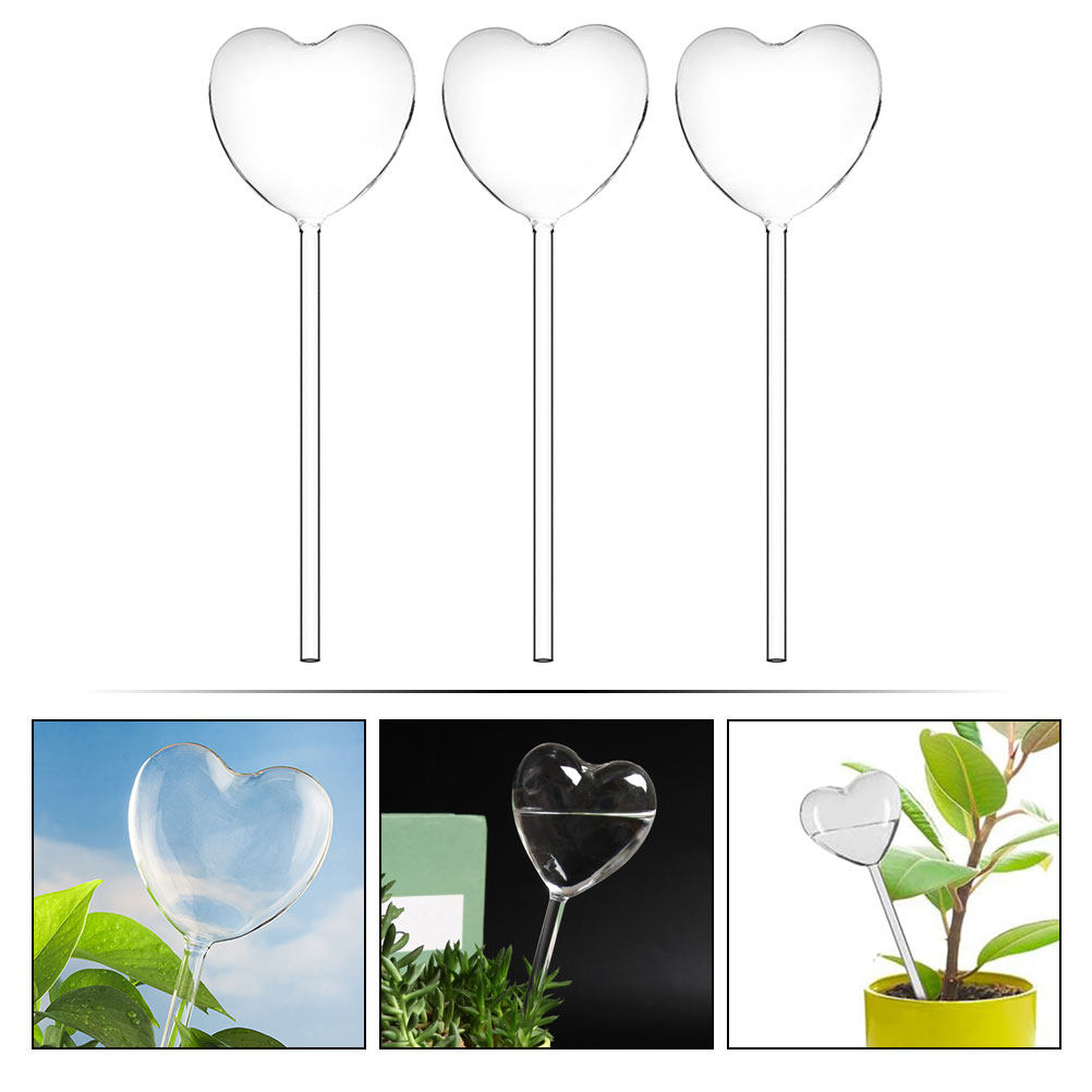 ลูกบอลแก้วรูปหัวใจ 3 ชิ้น สำหร - Plant Parent บทวิจารณ์และราคา