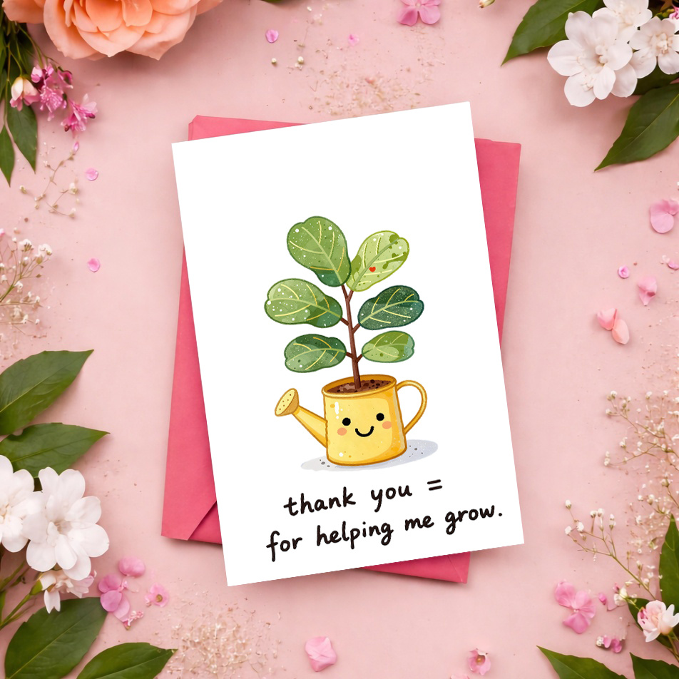 การ์ดขอบคุณแสนหวานและอบอุ่น 1  - Plant Parent บทวิจารณ์และราคา